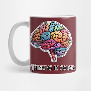 Thinking in color Mug